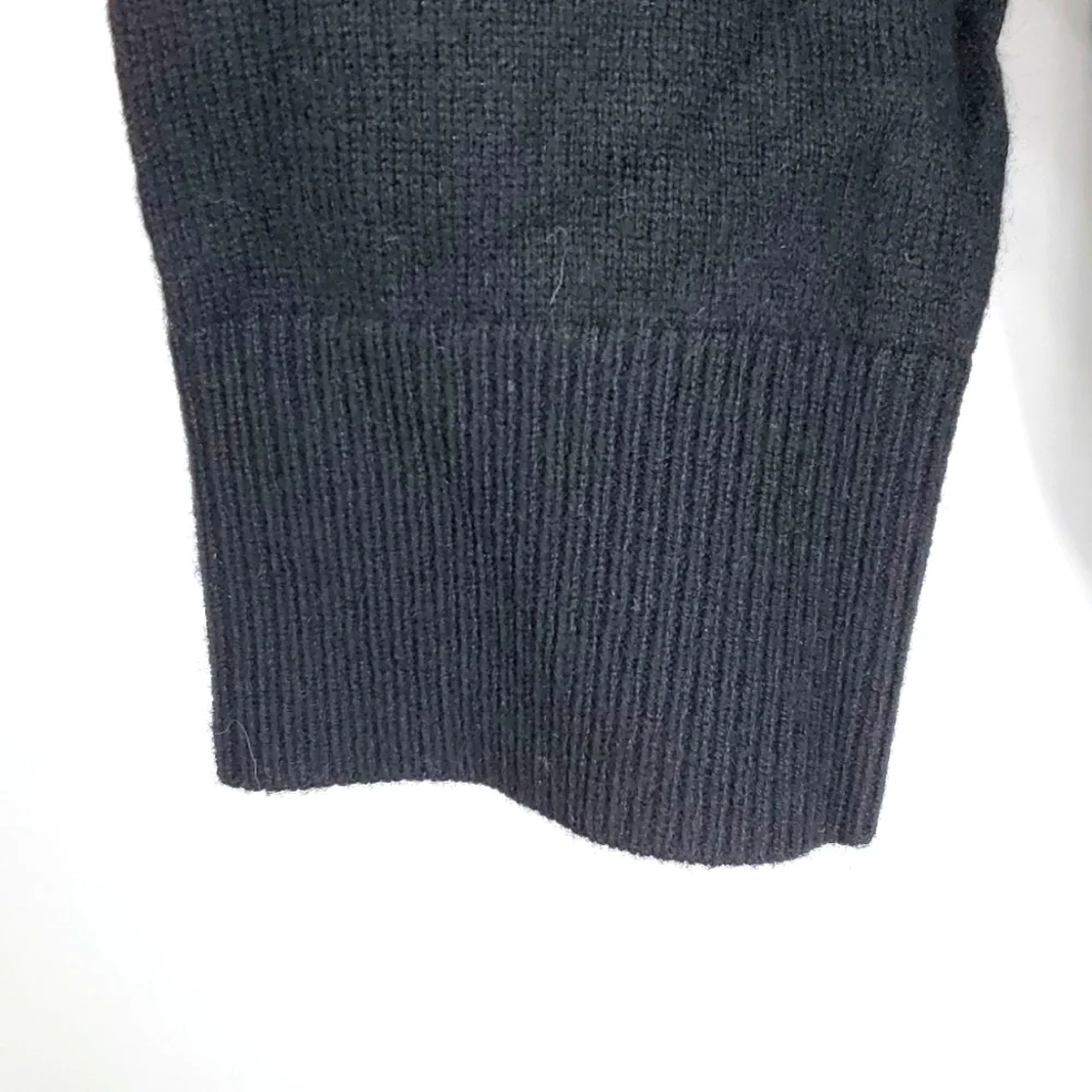 Kate Spade Black Embellished Paulina Cardigan Wool Cashmere Blend Sweater - Picture 9 of 11